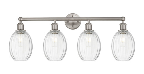 Edison Four Light Bath Vanity in Brushed Satin Nickel (405|6164WSNG4596CL)