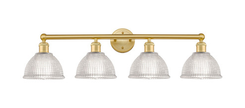 Edison Four Light Bath Vanity in Satin Gold (405|6164WSGG422)