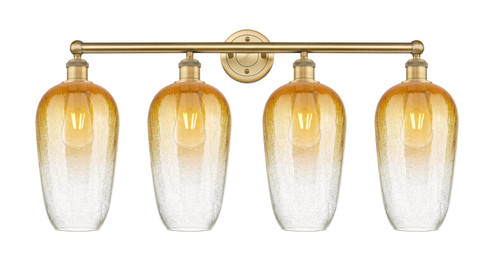 Edison Four Light Bath Vanity in Brushed Brass (405|6164WBBG4847AM)