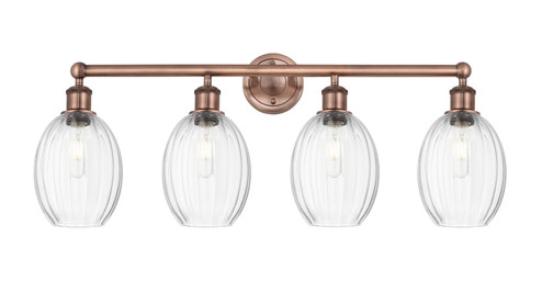 Edison Four Light Bath Vanity in Antique Copper (405|6164WACG4596CL)