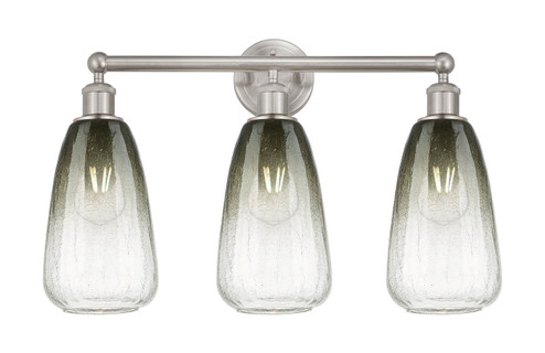 Edison Three Light Bath Vanity in Brushed Satin Nickel (405|6163WSNG4806SL)