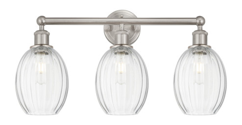 Edison Three Light Bath Vanity in Brushed Satin Nickel (405|6163WSNG4596CL)