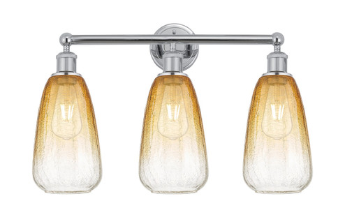 Edison Three Light Bath Vanity in Polished Chrome (405|6163WPCG4806AM)