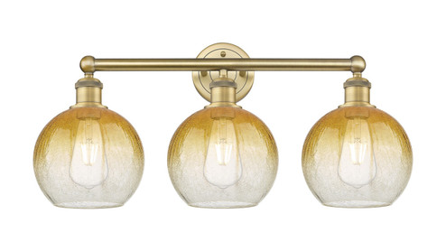 Edison Three Light Bath Vanity in Brushed Brass (405|6163WBBG4838AM)