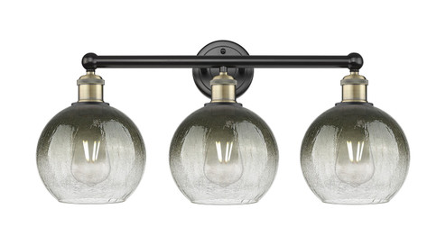 Edison Three Light Bath Vanity in Black Antique Brass (405|6163WBABG4838SL)