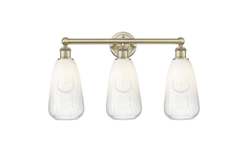 Edison Three Light Bath Vanity in Antique Brass (405|6163WABG4806OP)