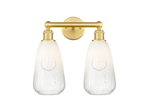 Edison Two Light Bath Vanity in Satin Gold (405|6162WSGG4806OP)