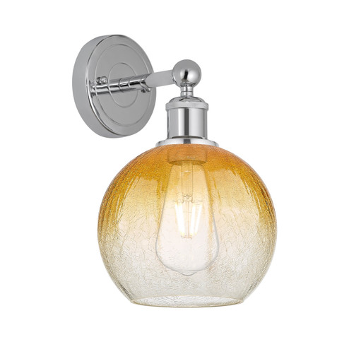 Edison One Light Wall Sconce in Polished Chrome (405|6161WPCG4838AM)