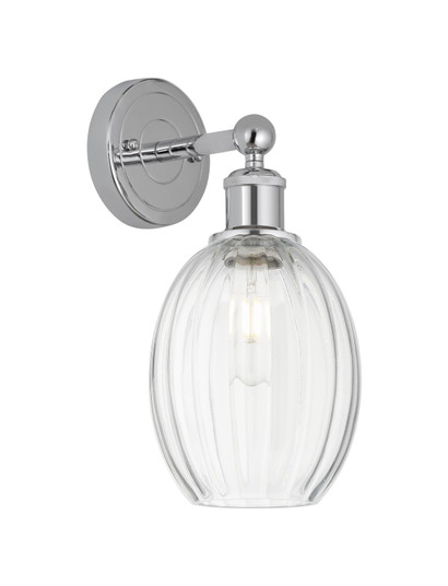 Edison One Light Wall Sconce in Polished Chrome (405|6161WPCG4596CL)