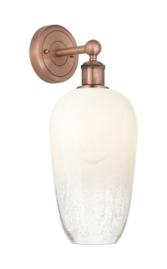 Edison One Light Wall Sconce in Antique Copper (405|6161WACG4847OP)