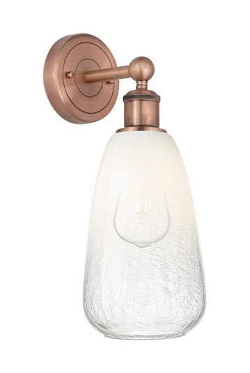 Edison One Light Wall Sconce in Antique Copper (405|6161WACG4806OP)