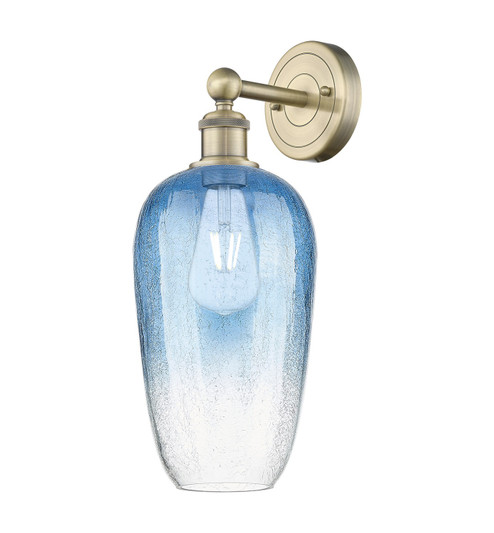 Edison One Light Wall Sconce in Antique Brass (405|6161WABG4847SB)