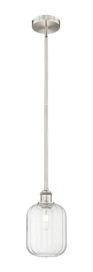 Edison One Light Mini Pendant in Brushed Satin Nickel (405|6161SSNG4607CL)
