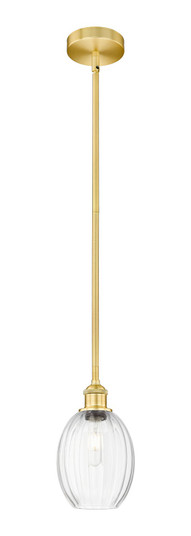 Edison One Light Mini Pendant in Satin Gold (405|6161SSGG4596CL)
