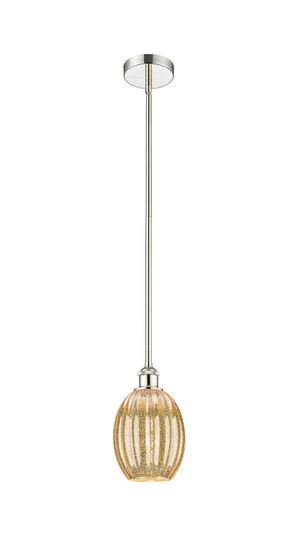 Edison One Light Mini Pendant in Polished Nickel (405|6161SPNG4596ME)