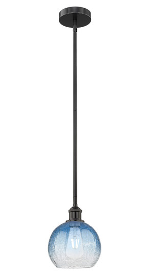 Edison One Light Mini Pendant in Matte Black (405|6161SBKG4838SB)