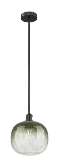 Edison One Light Mini Pendant in Matte Black (405|6161SBKG48110SL)