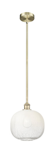 Edison One Light Mini Pendant in Antique Brass (405|6161SABG48110OP)