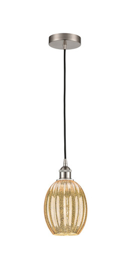 Edison One Light Mini Pendant in Brushed Satin Nickel (405|6161PSNG4596ME)