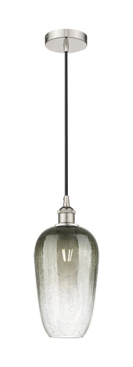 Edison One Light Mini Pendant in Polished Nickel (405|6161PPNG4847SL)