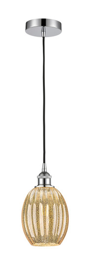 Edison One Light Mini Pendant in Polished Chrome (405|6161PPCG4596ME)
