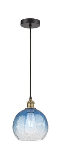 Edison One Light Mini Pendant in Black Antique Brass (405|6161PBABG4838SB)
