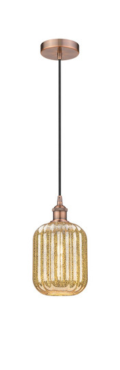 Edison One Light Mini Pendant in Antique Copper (405|6161PACG4607ME)