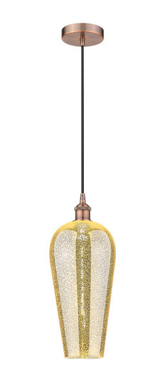 Edison One Light Mini Pendant in Antique Copper (405|6161PACG4568ME)