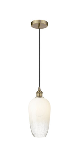 Edison One Light Mini Pendant in Antique Brass (405|6161PABG4847OP)