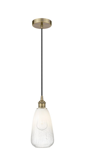 Edison One Light Mini Pendant in Antique Brass (405|6161PABG4806OP)