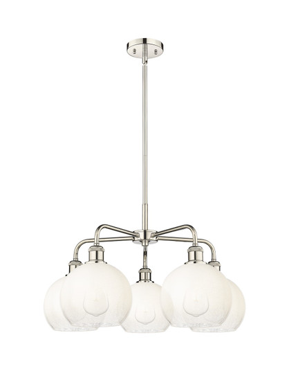 Ballston Five Light Chandelier in Polished Nickel (405|5165CRPNG4838OP)