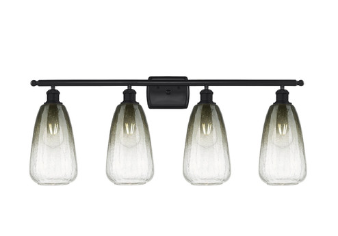 Ballston Four Light Bath Vanity in Matte Black (405|5164WBKG4806SL)