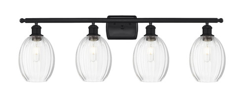 Ballston Four Light Bath Vanity in Matte Black (405|5164WBKG4596CL)