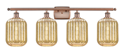 Ballston Four Light Bath Vanity in Antique Copper (405|5164WACG4607ME)
