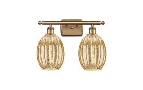 Ballston Two Light Bath Vanity in Brushed Brass (405|5162WBBG4596ME)