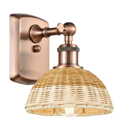 Ballston One Light Wall Sconce in Antique Copper (405|5161WACNBD275NAT)