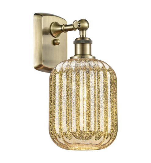 Ballston One Light Wall Sconce in Antique Brass (405|5161WABG4607ME)