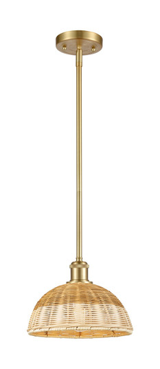 Ballston One Light Mini Pendant in Satin Gold (405|5161SSGNBD29NAT)