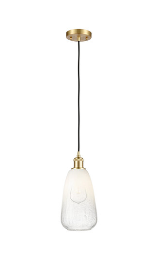 Ballston One Light Mini Pendant in Satin Gold (405|5161PSGG4806OP)