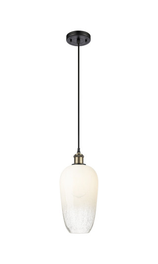 Ballston One Light Mini Pendant in Black Antique Brass (405|5161PBABG4847OP)