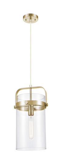 Downtown Urban One Light Mini Pendant in Champagne Bronze (405|4131PMCBG4131S8CL)