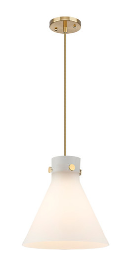 Downtown Urban One Light Pendant in Champagne Bronze (405|4101PMCBG41112WH)