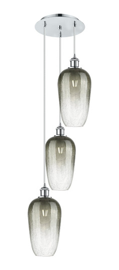 Ballston Three Light Pendant in Polished Chrome (405|113B3PPCG4847SL)