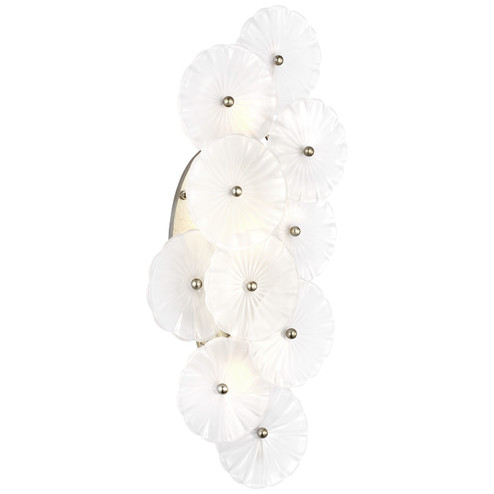 Gianna LED Wall Sconce in Burnished Silver Leaf (268|JN2035BSLFG)