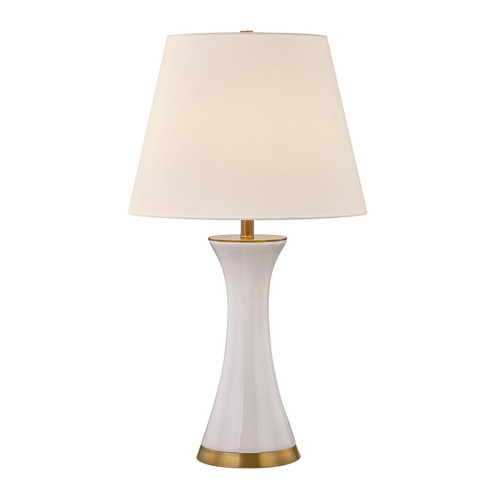 Dana One Light Table Lamp in White (51|11CD19)