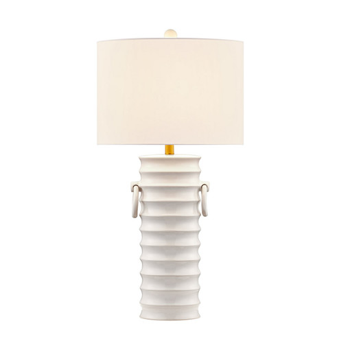 Cindy One Light Table Lamp in White (51|11CD09)