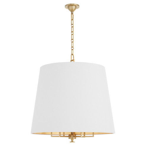Karnes Six Light Pendant in Aged Brass (19|8562680)