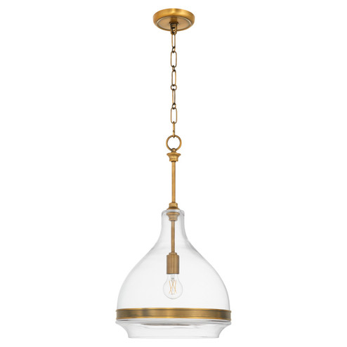 Tilbrook One Light Pendant in Brushed Brass (19|8002147)