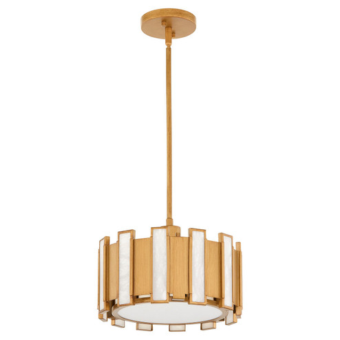Volterra One Light Pendant in Aged Brass (208|11949)