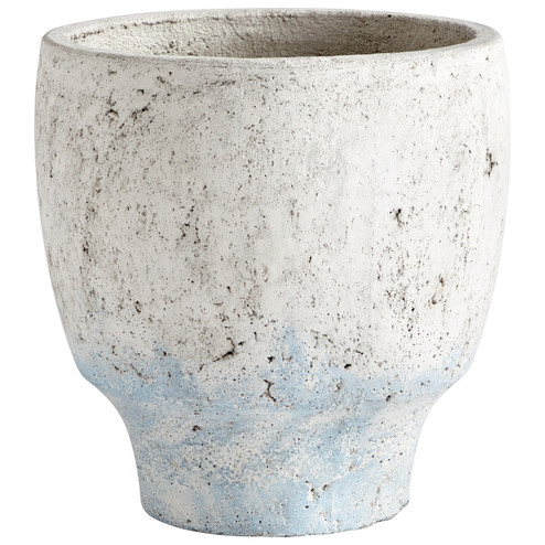 Planter in Antique White Blue Accents (208|09609) Planter in Antique White Blue Accents (208|09609)